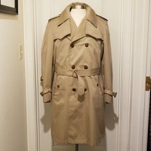 Vtg Sears trench coat w/liner